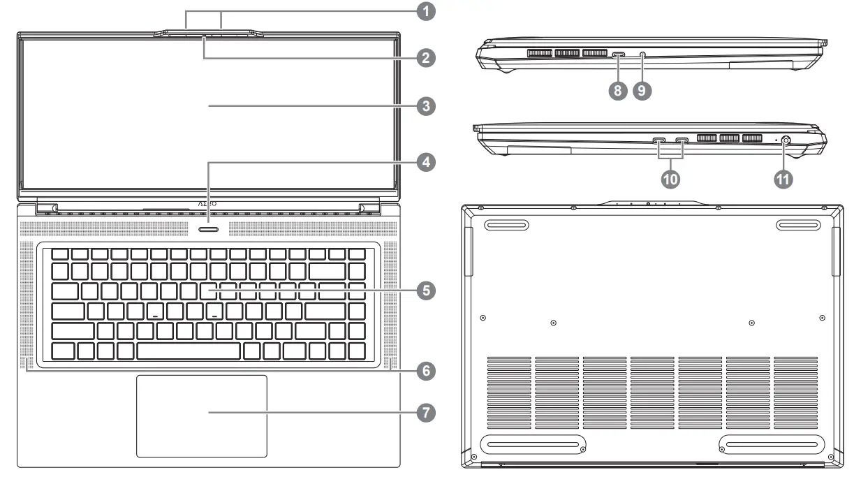 GIGABYTE AERO 16 YE5 94AU949HP Notebook - Switching 1
