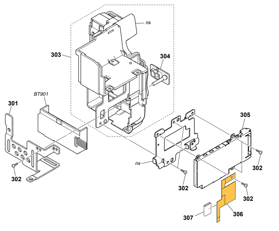 SONY DCR TRV380 Digital Video Camera Recorder - Diagram 1