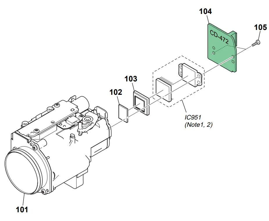 SONY DCR TRV380 Digital Video Camera Recorder - parts 1