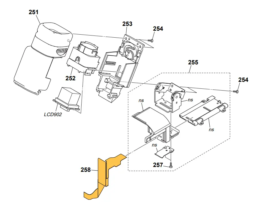 SONY DCR TRV380 Digital Video Camera Recorder - parts 4