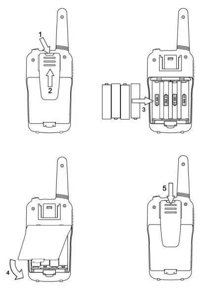 Shenzhen Mushi Technology T5 Walkie Talkie Radio - BEFORE USE