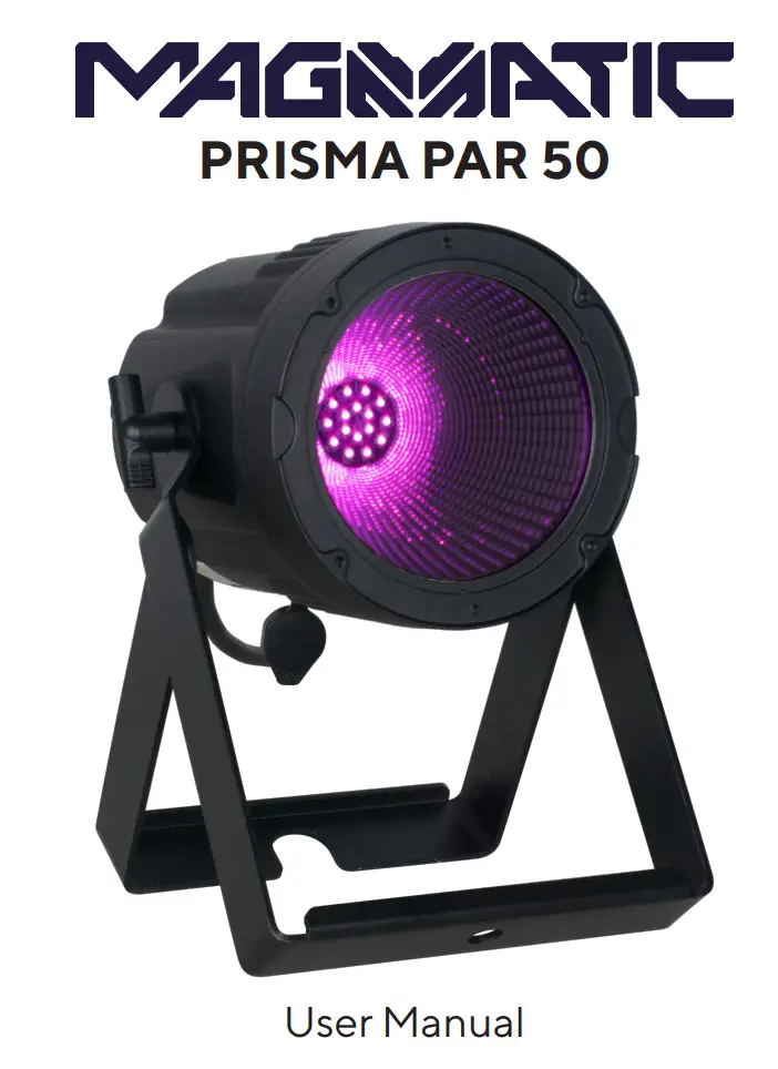 MAGMATIC PRISMA PAR 50 IP65 UV LED Wash User Manual