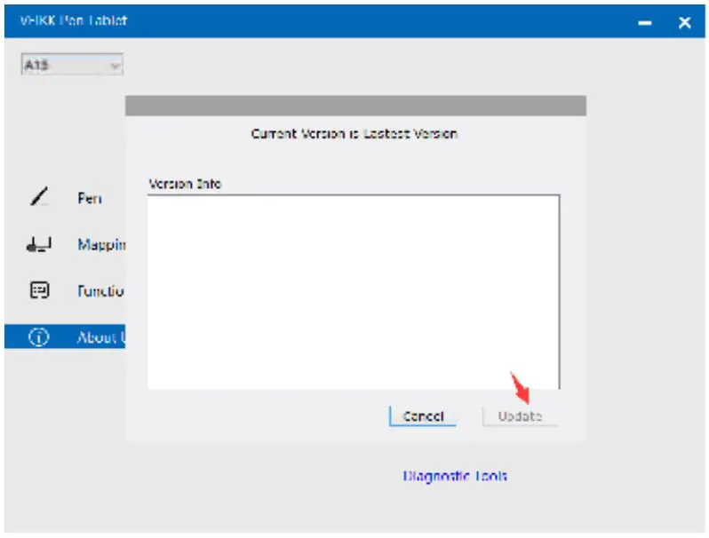 VEILKK A15 Graphic Pen Tablet User Manual - Check for updating
