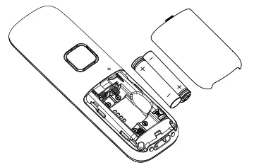 alcatel E395 Voice Duo Cordless Phones - Installing and charging the Batteries