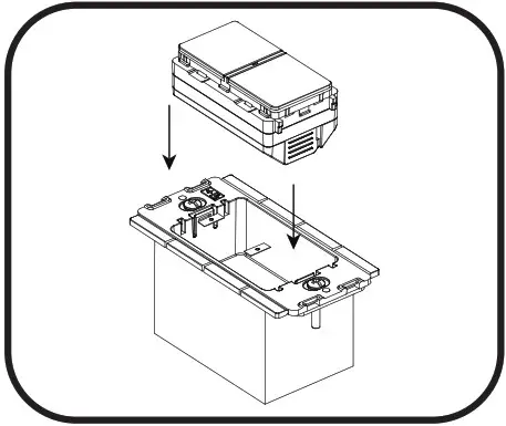 Daintree WWD2 2IW Wireless Control Wall Dimmer - Installation of Device into Back Housing 4