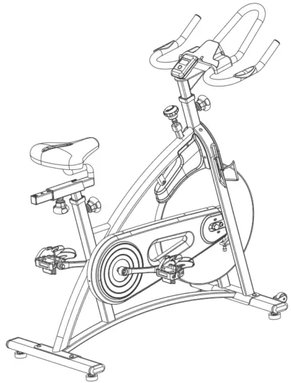 SUNNY Health Fitness SF B1877 Magnetic Belt Drive Indoor Cycling Bike -