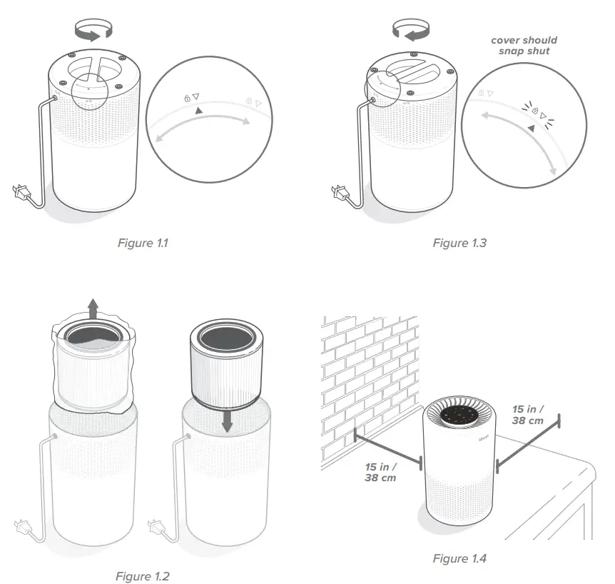 levoit LAP C202S WUSR VeSync Core 200S Plus Smart True HEPA Air Purifier - fig 7