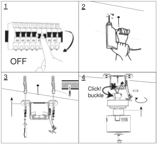 evolar EVO-CF52BWD Ceiling Fan - figure 5