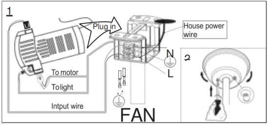 evolar EVO-CF52BWD Ceiling Fan - figure 6