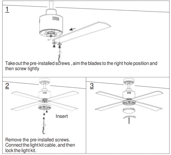 evolar EVO-CF52BWD Ceiling Fan - figure 7