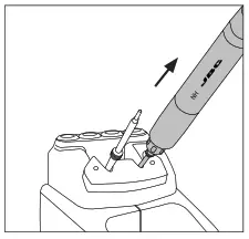 JBC High-Precision Hot Air Station - Removing
