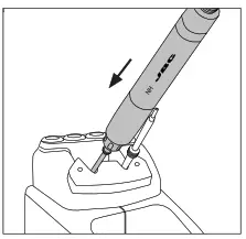 JBC High-Precision Hot Air Station - Removing