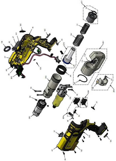 PBD1201 PARTS ILLUSTRATION 134