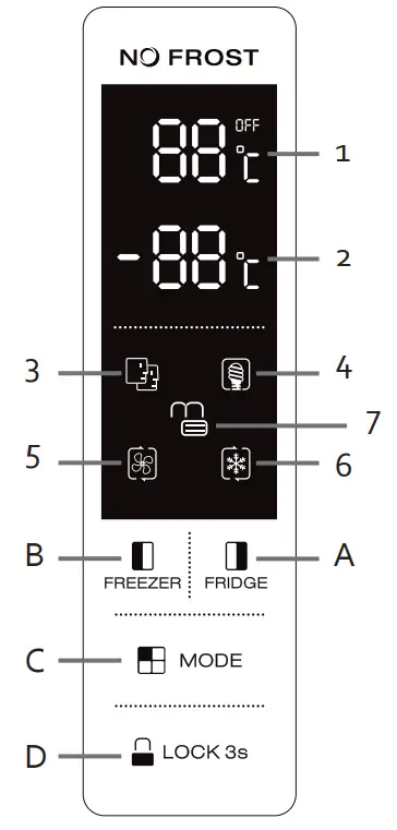 DOMO DO99503S Side by Side Fridge-Freezer Combination - fig9