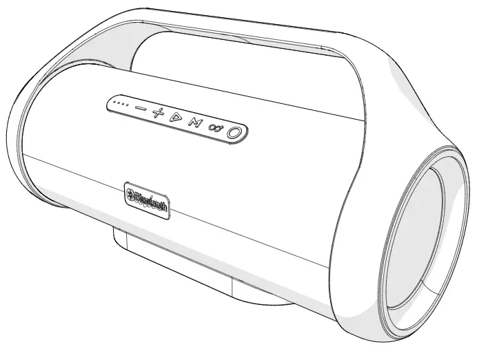 Nedis Spbb320bk Bluetooth Boombox User Manual