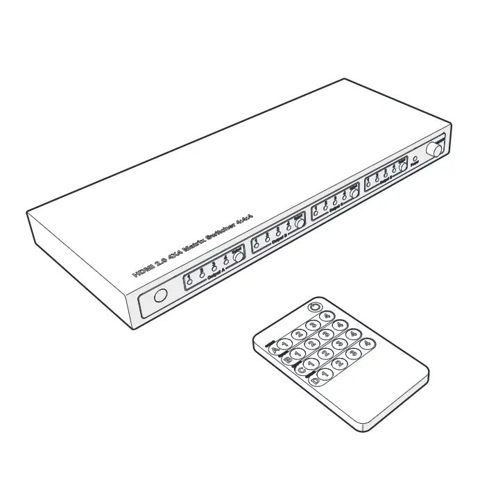 Nedis Vmat3474at Hdmi Matrix User Manual Nedis Vmat3474at Hdmi Matrix User Manual