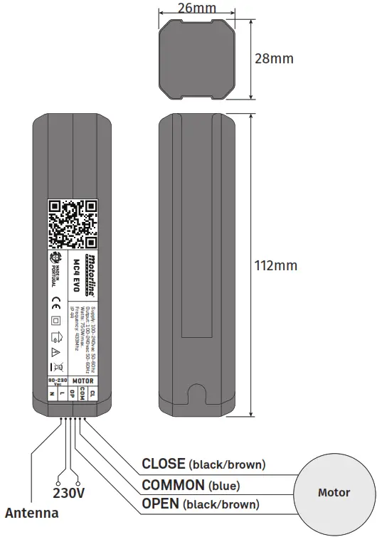 STAUBLI MC4 EVO Solar Panel Cable Connector - MOTOR DIRECTION