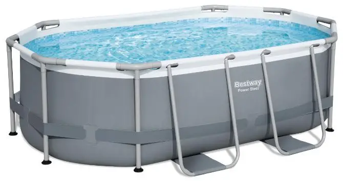 Bestway 26-5614A Power Steel 305x200x84cm Oval Pool Set