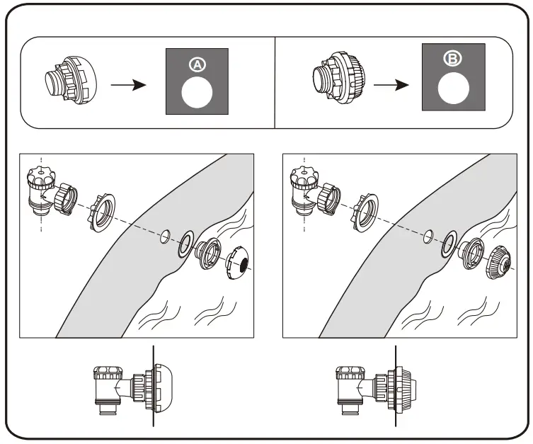CONNECTION VALVE ASSEMBLY