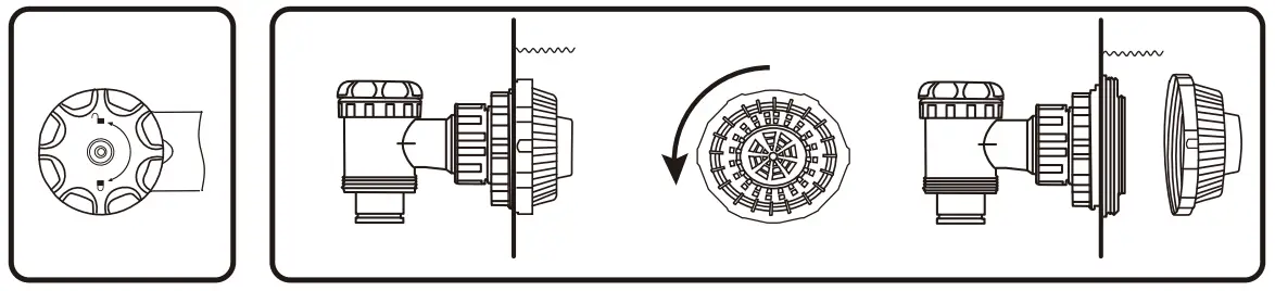 CONNECTION VALVE ASSEMBLY