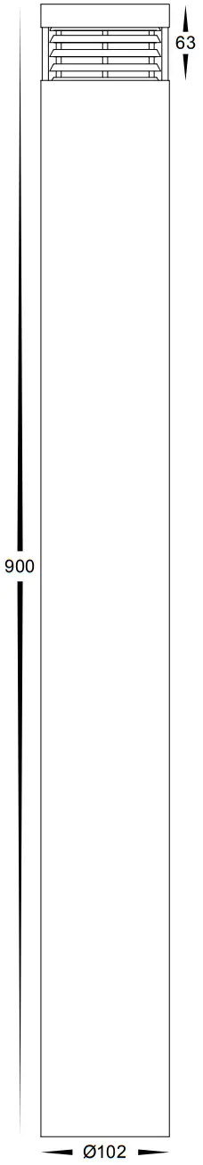 havit HV1608T SS316 12V Stainless Steel TRI Colour LED Bollard Light - FIG 2