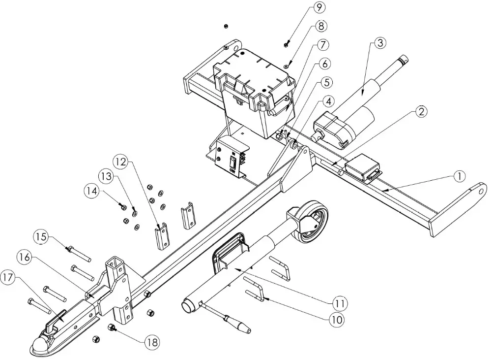 SWISHER Road Buster Gravel Grader - PARTS BREAKDOWN