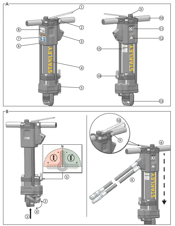 STANLEY-HD45-Hydraulic-Hammer-Drill-FIG-1