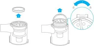 Cleaning the Dust Compartment, Pre-filter, and Cyclone Assembly