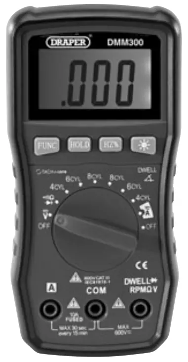 41821 300 Series Draper Automotive Digital Multimeter