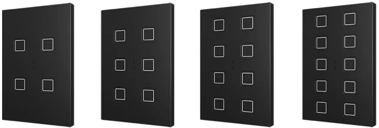 Zennio ZVITXLX4 PC-ABS Capacitive Push Button