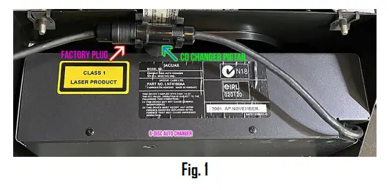 JAGUAR A2D AMV1 Music Streaming Module - fig 1