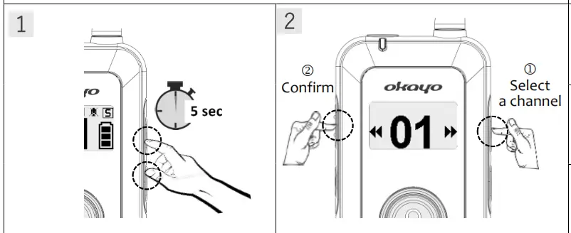 okayo Wave Teams TS3 Digital Wireless Full-Duplex Communication System - 10