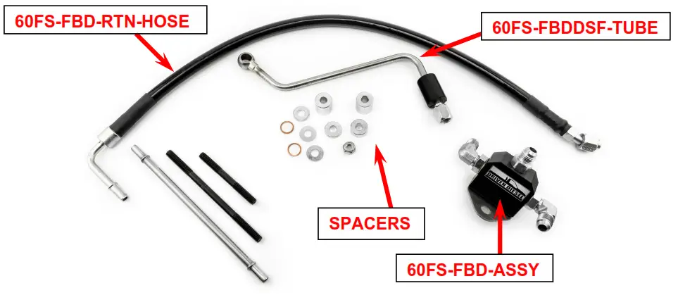 DRIVEN DIESEL DD-60FS-FBD-UPGRADE-V2 Fuel Bowl Delete Upgrade Kit - 1