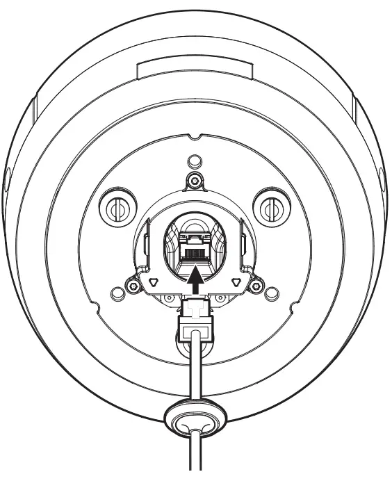 Wisenet QNP 6250R Hanwha Techwin - port