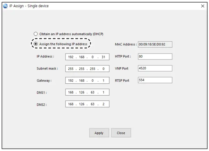 Wisenet QNP 6250R Hanwha Techwin - setting