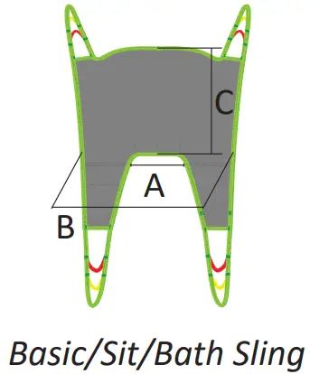 HUMAN CARE HCG 25045 JS Basic Patient Lifting Sling - Fig 2