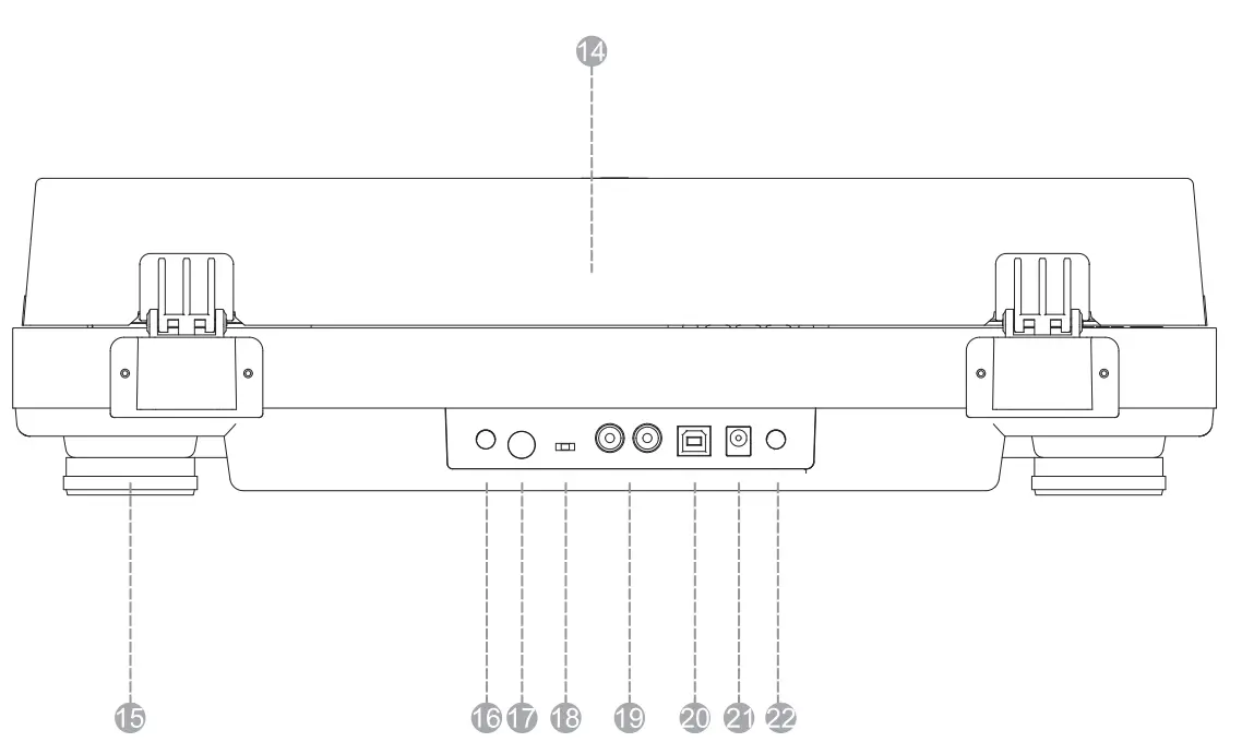 Donner Bluetooth Turntable(Analog & USB)-3
