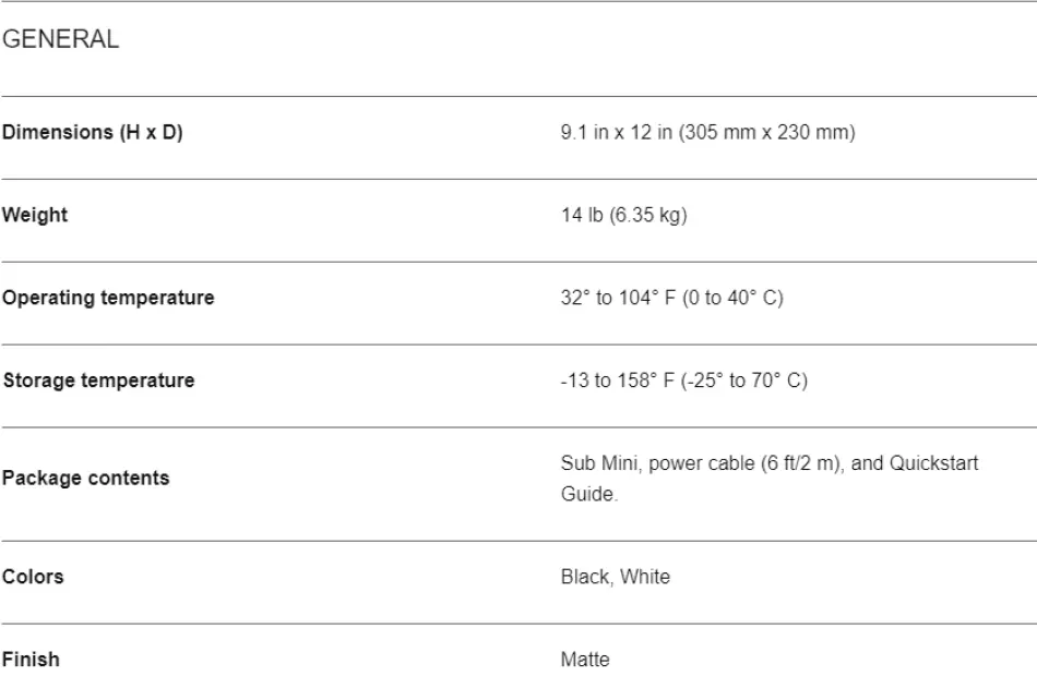 SONOS Sub Mini Subwoofer 03