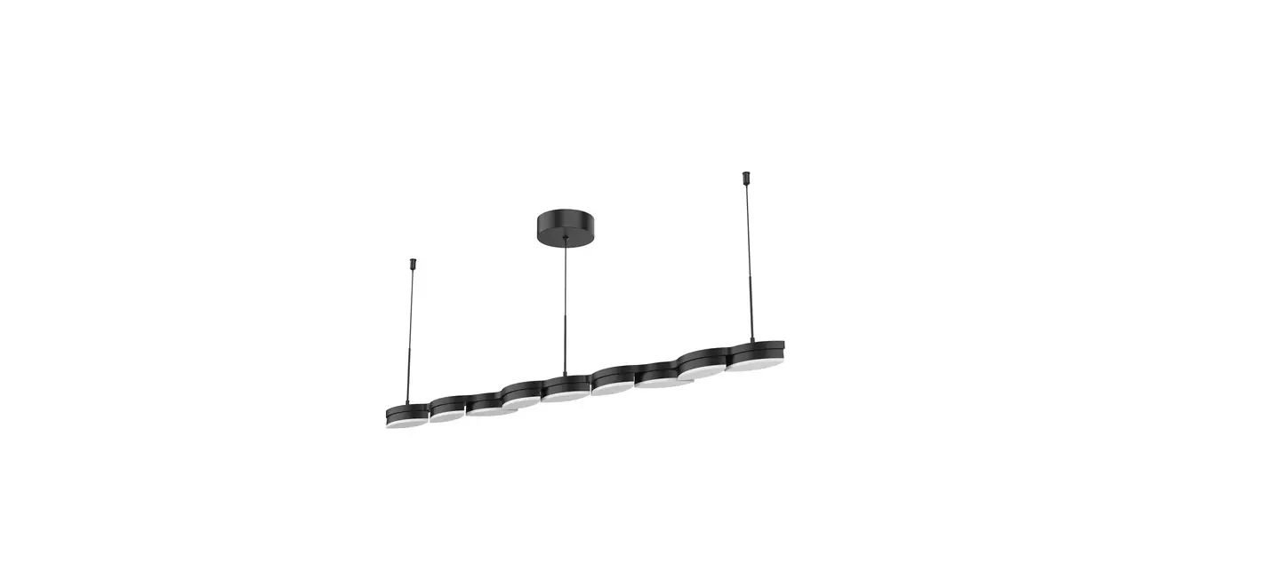Kuzco Lp90748 Poplar Led Black Linear Pendant Ceiling Light Installation Guide