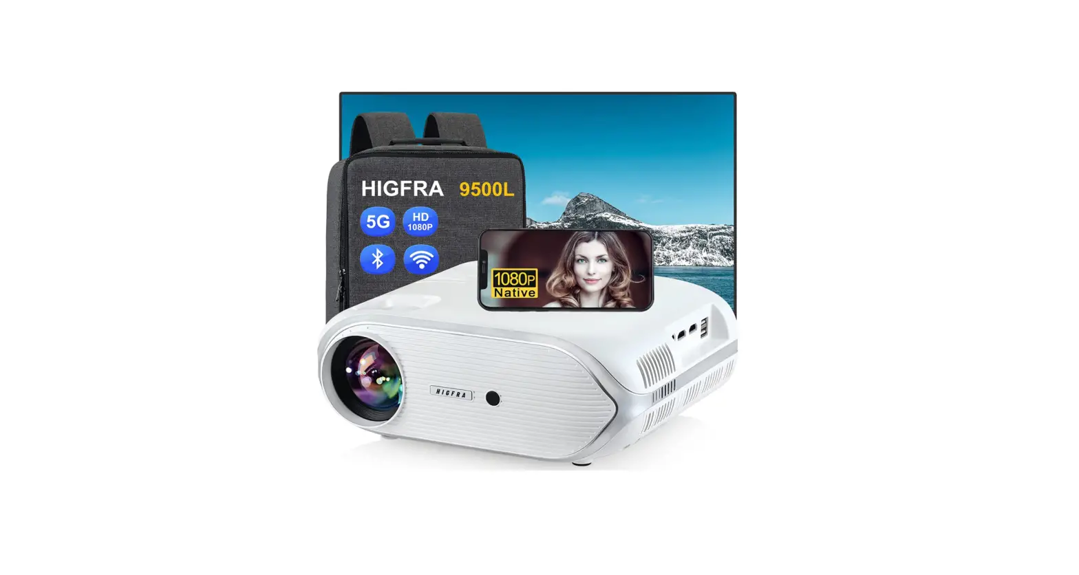 Higfra ‎c56 1080p Hd Projector 4k Movie Portable Projector Operational Manual