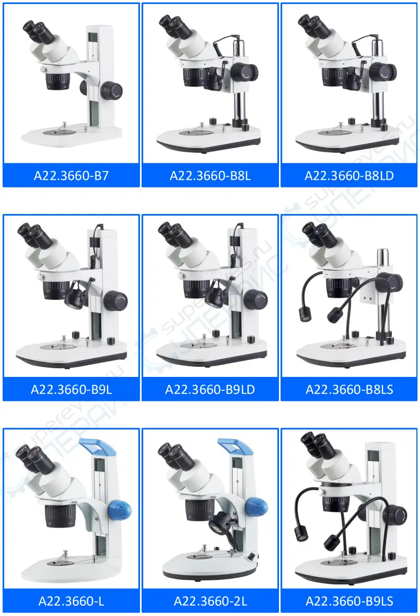 OPTO-EDU A22.3660 2X4X Step Zoom Stereo Microscope - fig2