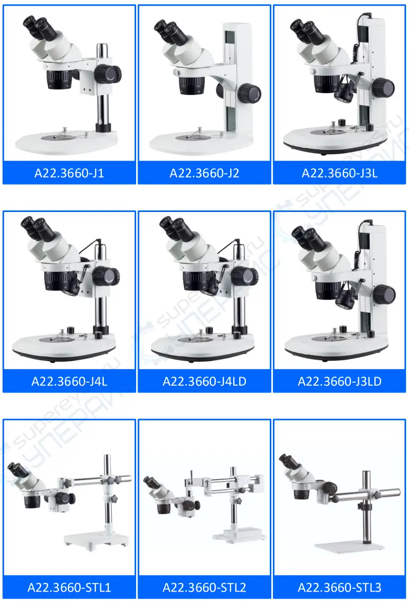 OPTO-EDU A22.3660 2X4X Step Zoom Stereo Microscope - fig3