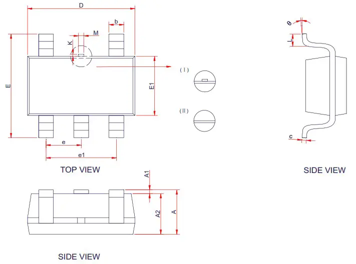OmniVision WL2862E Cube Chip Image Sensor ASIC Camera - PACKAGE OUTLINE DIMENSIONS
