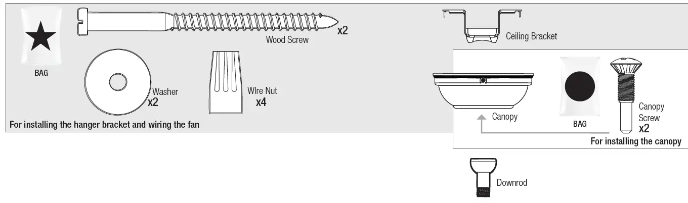 Hunter 51727 Pickens 44 Inch Matte Black LED 2