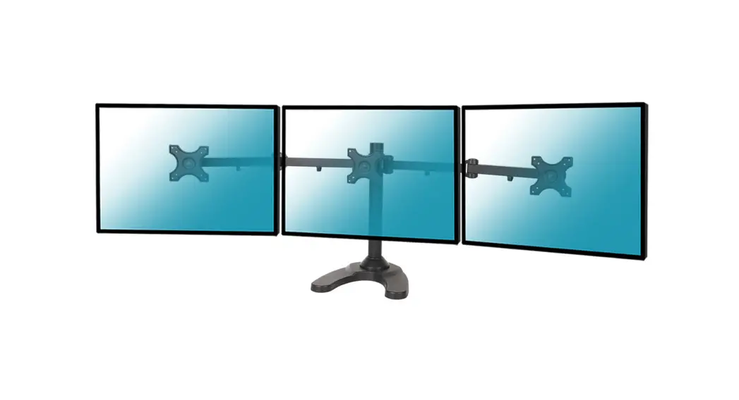 Kimex 015-1254 Desktop Stand For 3 Pc Monitor Screens Instruction Manual