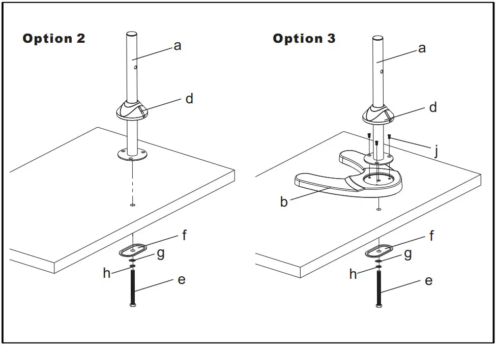 Kimex 015 1254 Desktop Stand for 3 PC Monitor Screens - Figure 2