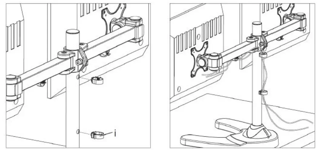 Kimex 015 1254 Desktop Stand for 3 PC Monitor Screens - Figure 7