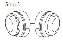 imoshion 8719295558036 Bluetooth Over Ear Headphones with ANC - Set Up