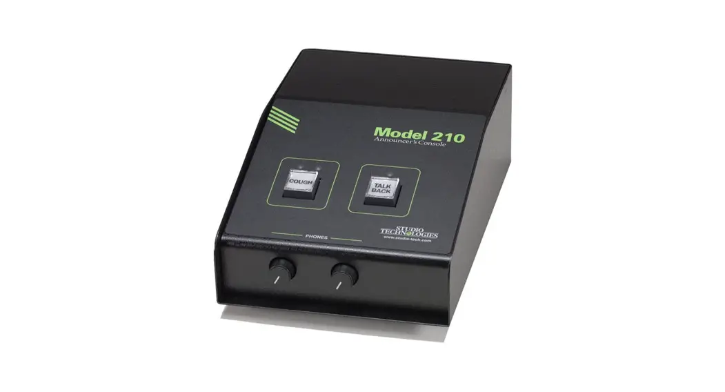 Studio Technologies Inc 210 Announcer’s Console User Guide