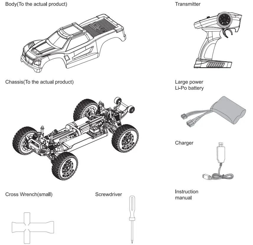 WILTRONICS GT4800 1 10 Scale High Speed R C Truggy-fig11